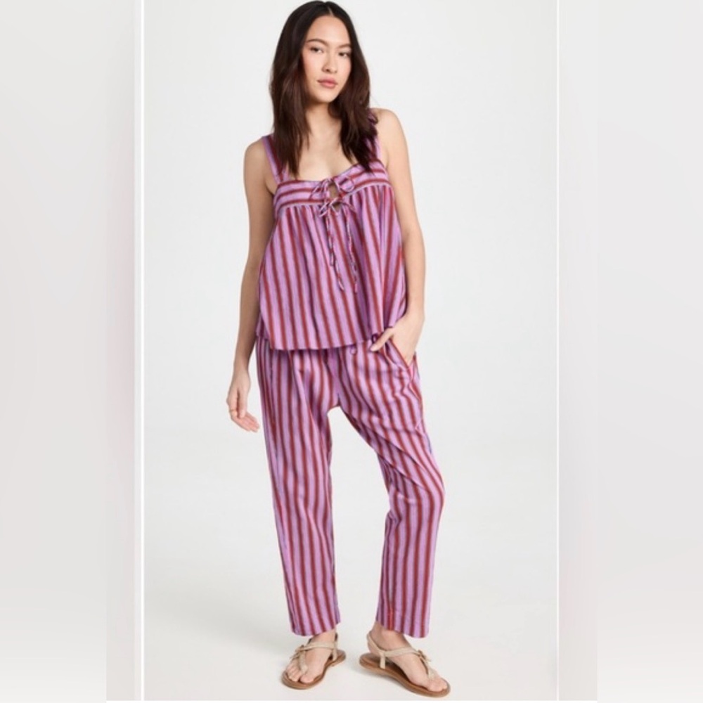 [SET] XiRENA Kyra Set In Berry Stripes
